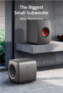 Изображение продукта KEF KC62 POWERED SUB TITAN - компактный активный сабвуфер - 10