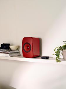 Изображение продукта KEF LSX II Lava Red - беспроводная полочная акустическая система - 11