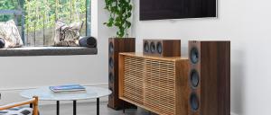 Изображение продукта KEF Q550 WALNUT пара - напольная акустическая система - 2