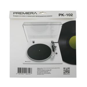 Изображение продукта PREMIERA PK-102 - коврик из кожи и замши для проигрывателя винила - 6